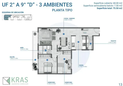Departamento 3 ambientes a estrenar en Caballito APTO CREDITO! — foto 2